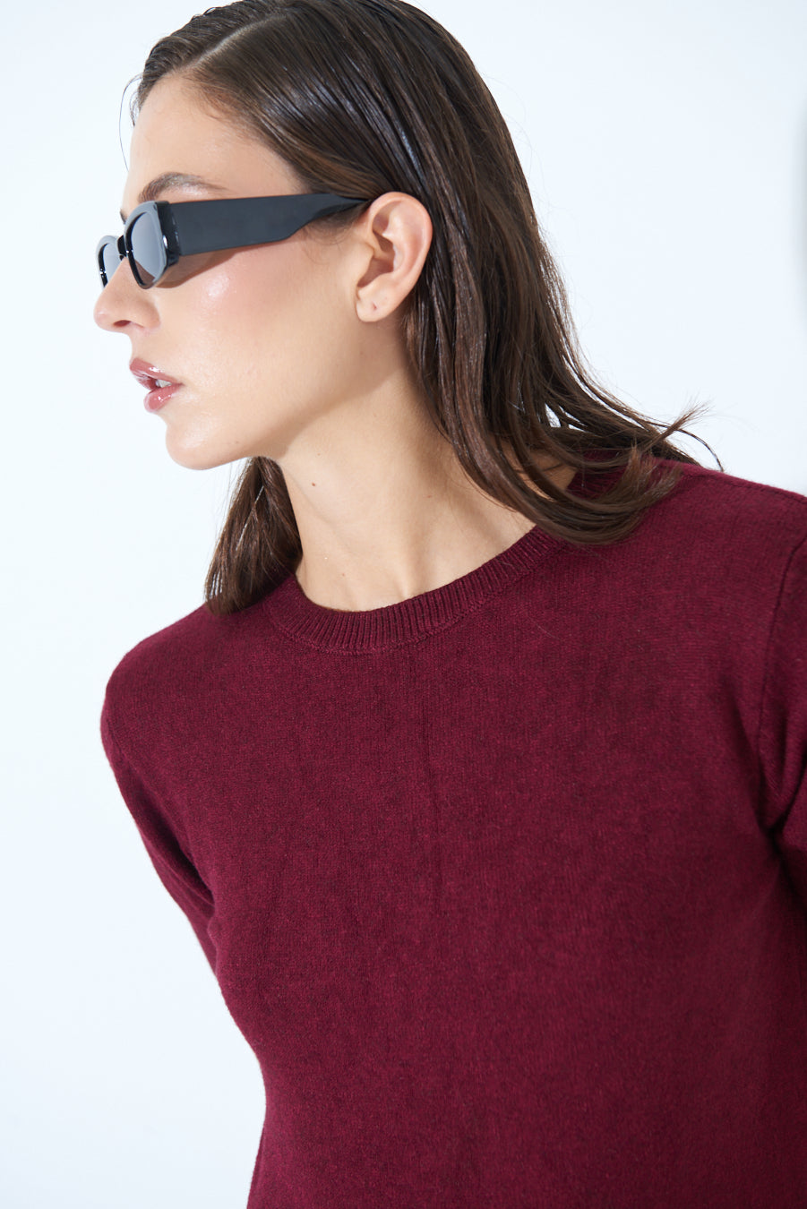 Vestito in maglia maniche corte