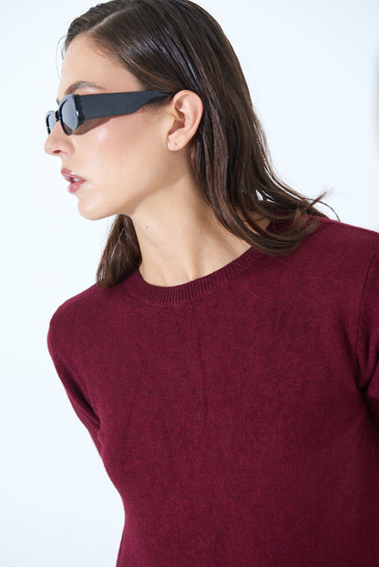 Vestito in maglia maniche corte