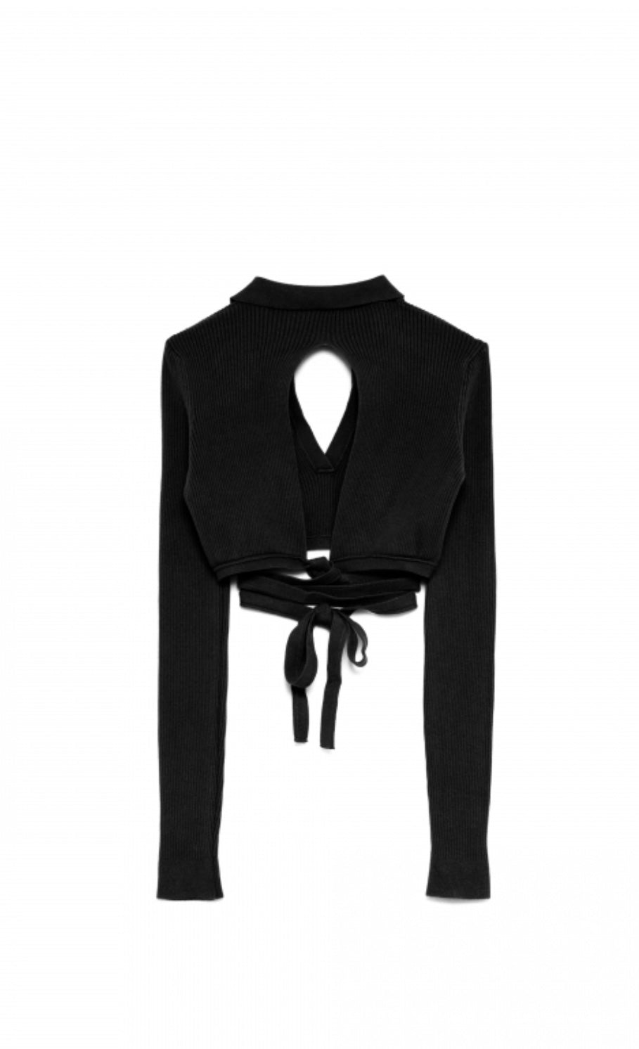 Top in maglia a scollo